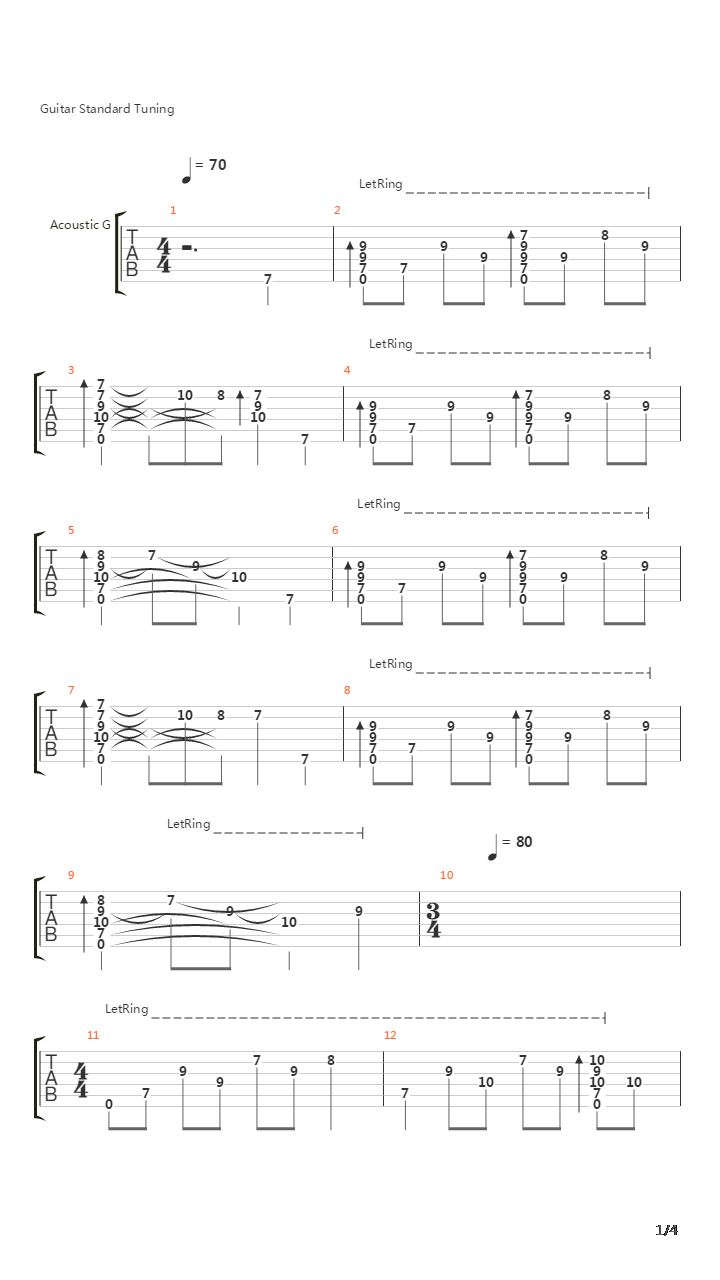 Song To Hall Up High吉他谱