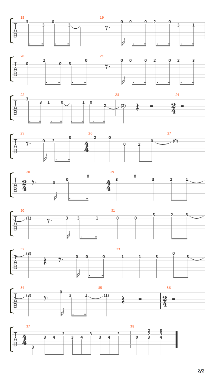 Harmonie Du Soir A Chateauguay吉他谱