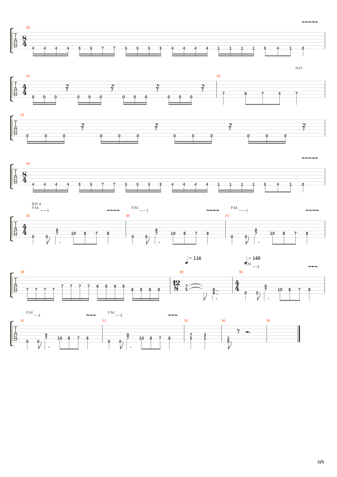 Heru Ra Ha - Version 2吉他谱