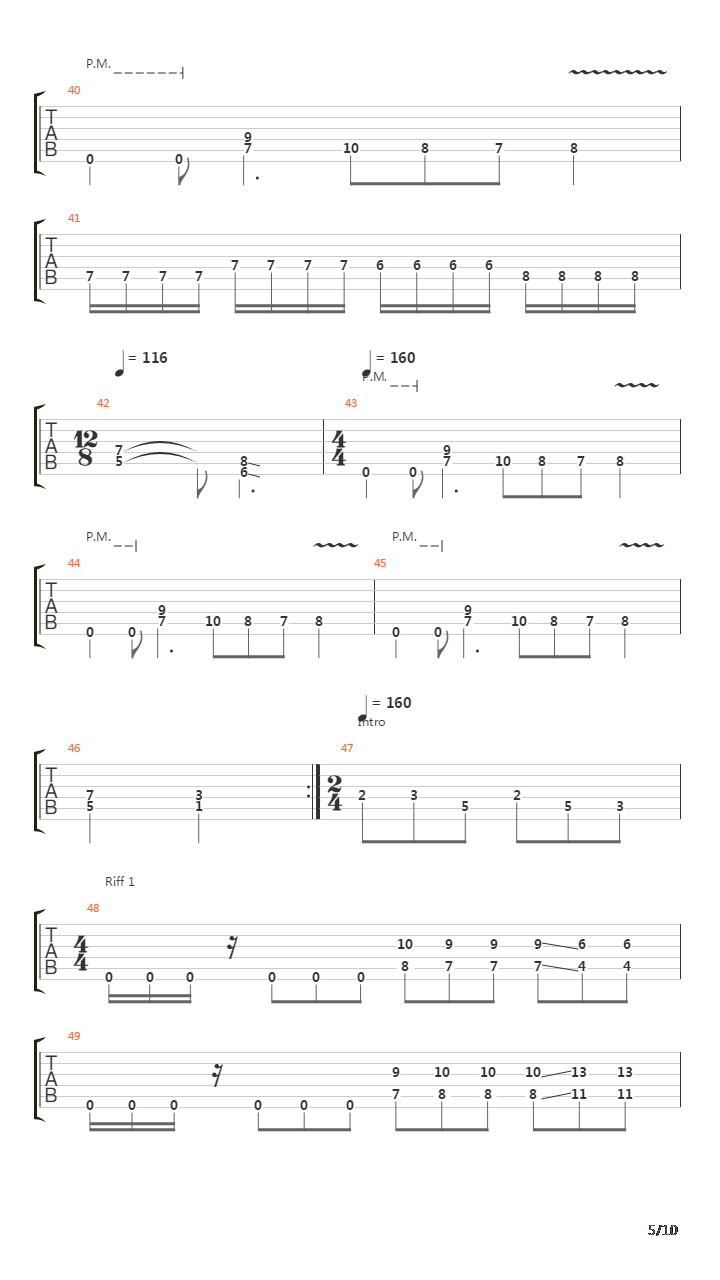 Heru Ra Ha - Version 2吉他谱