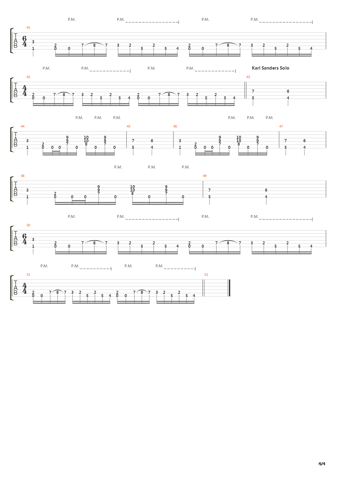 Xul吉他谱