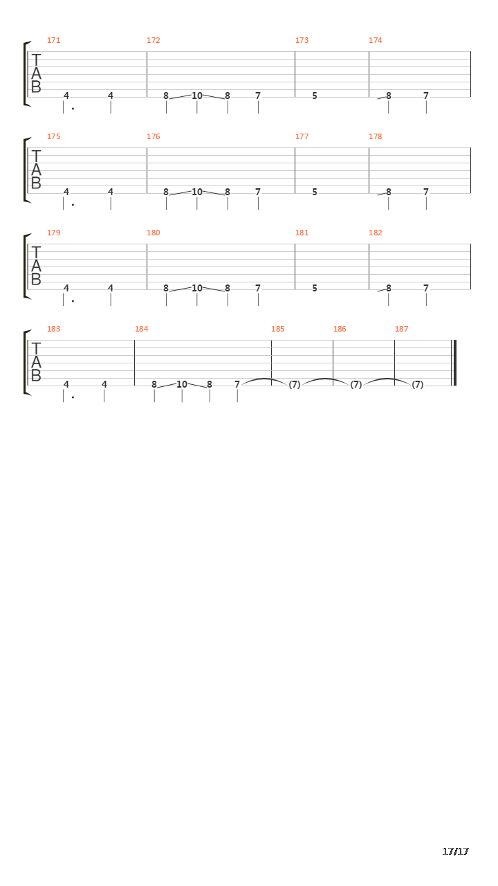 Zos Kia Cultus吉他谱