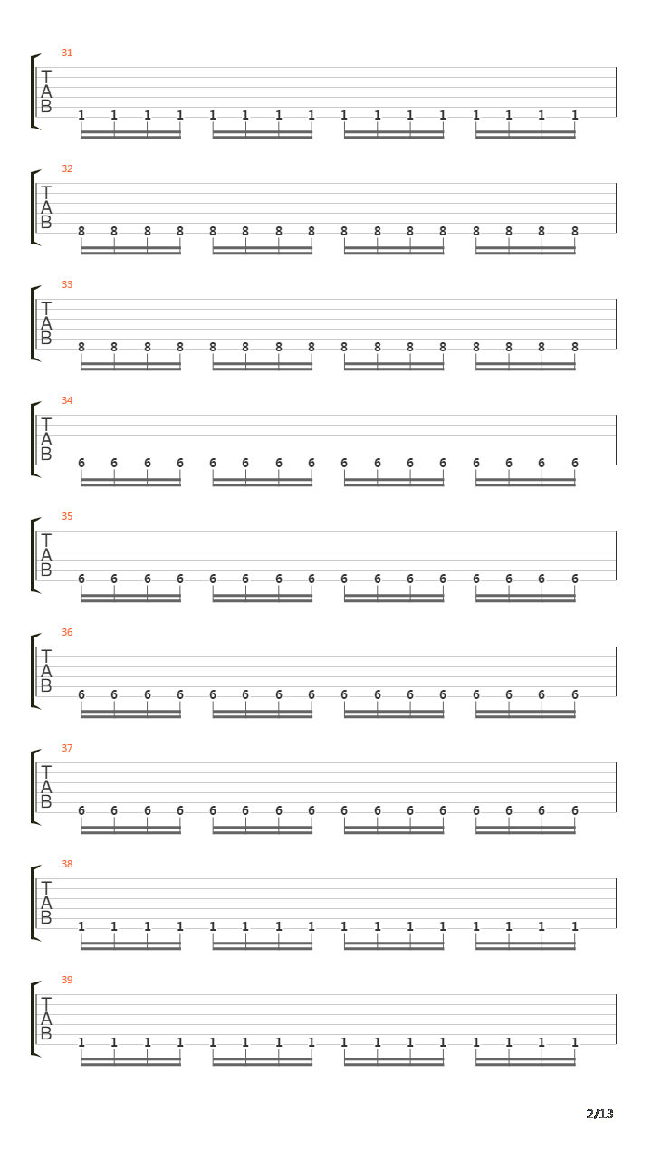 Countless Skies吉他谱