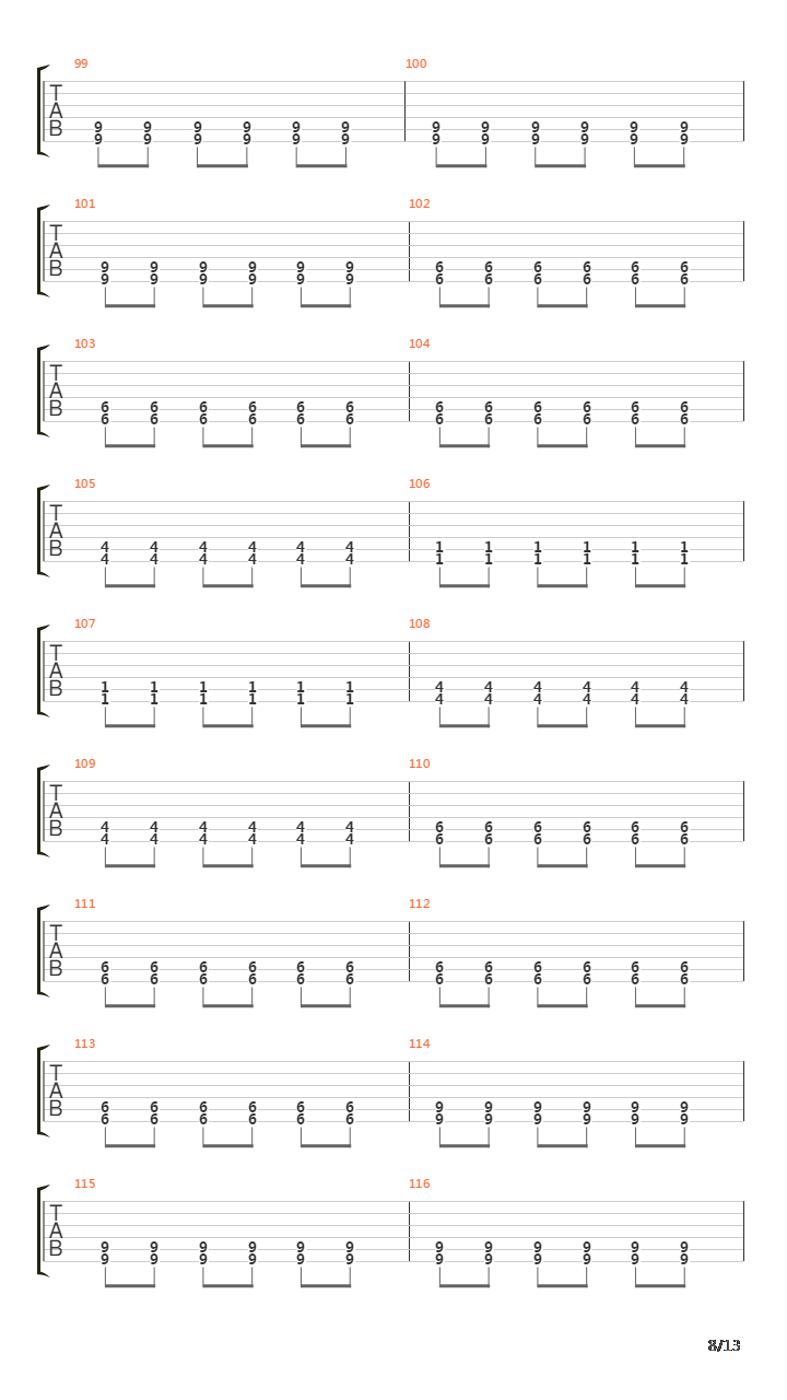 Countless Skies吉他谱