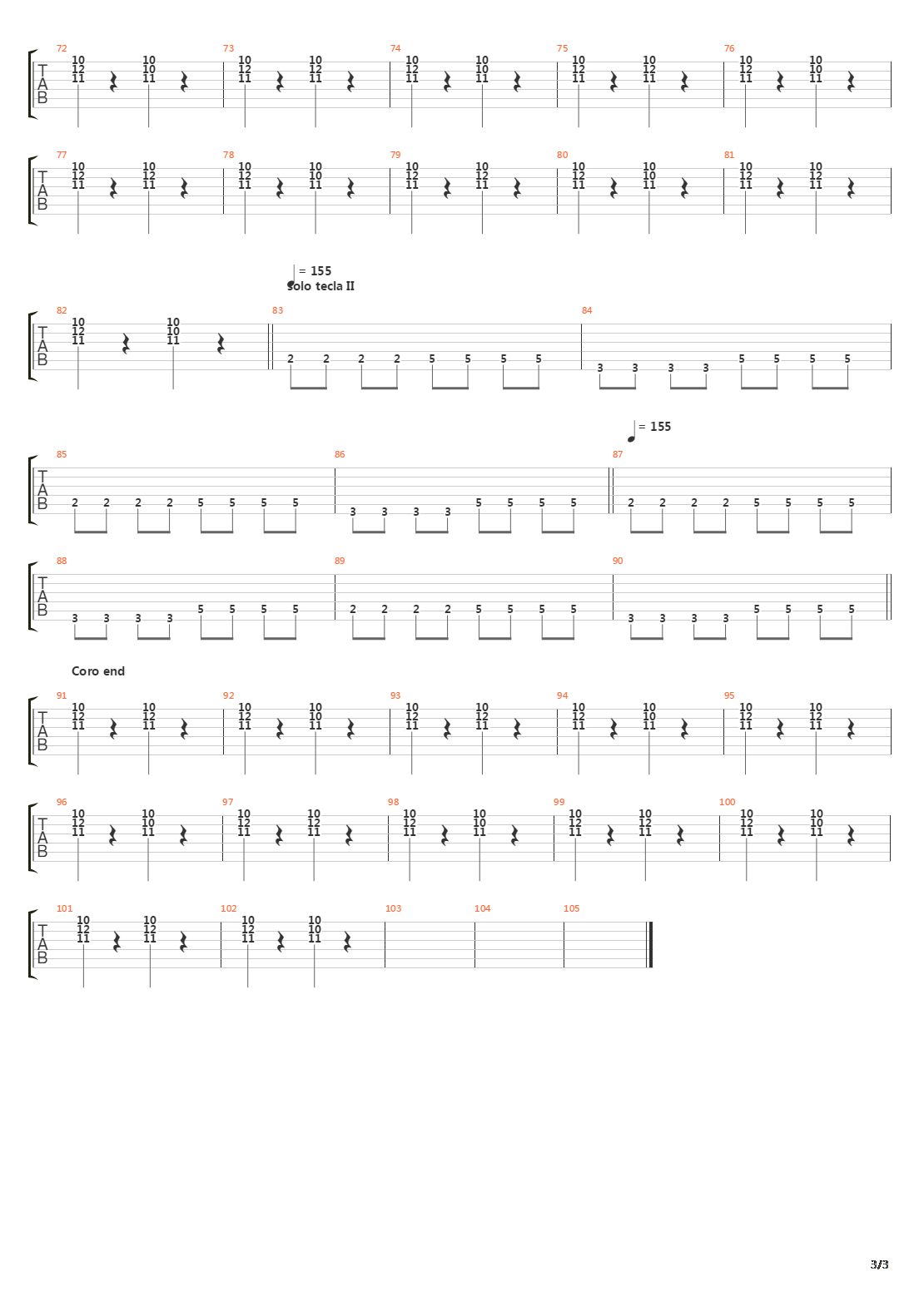 1 2 3 Go吉他谱