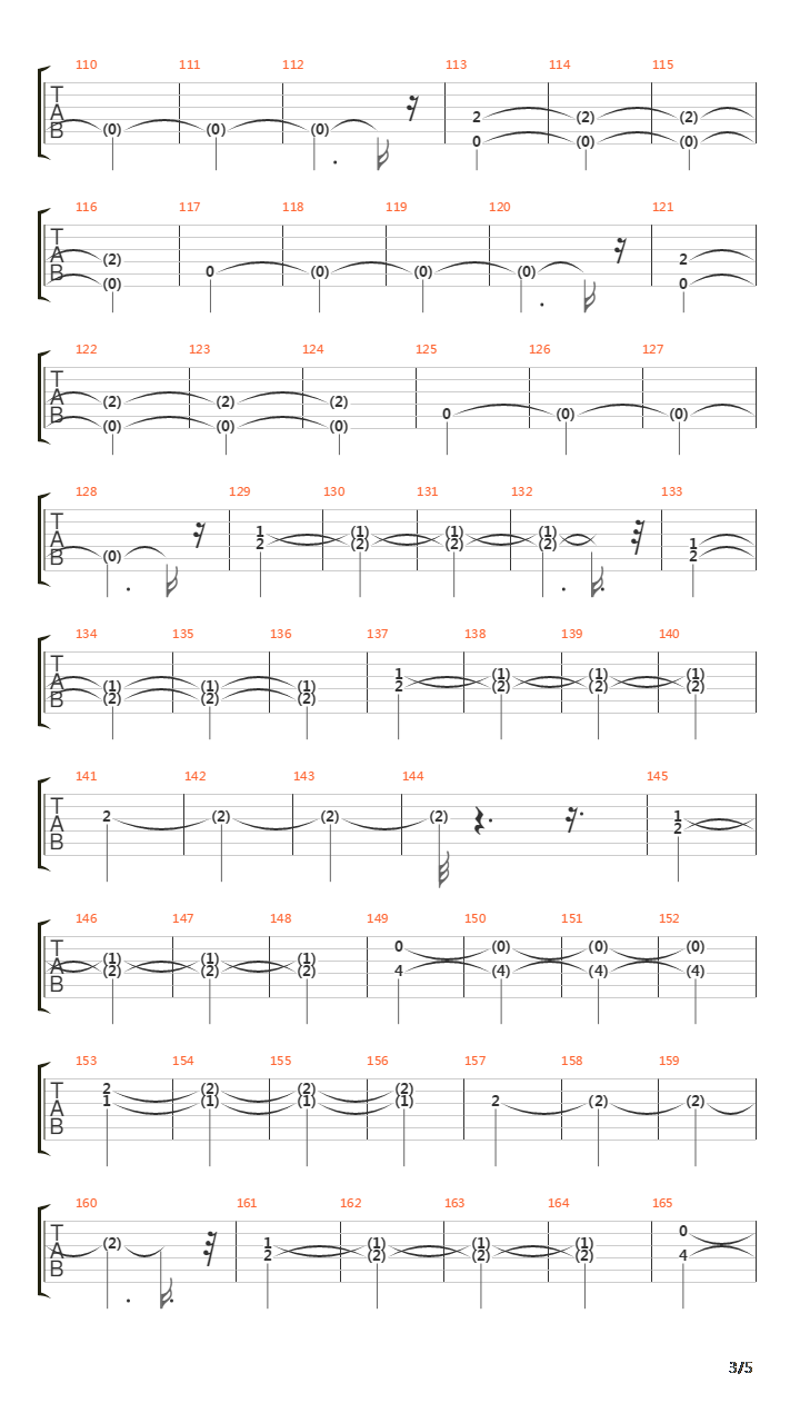 Paso El Tiempo吉他谱