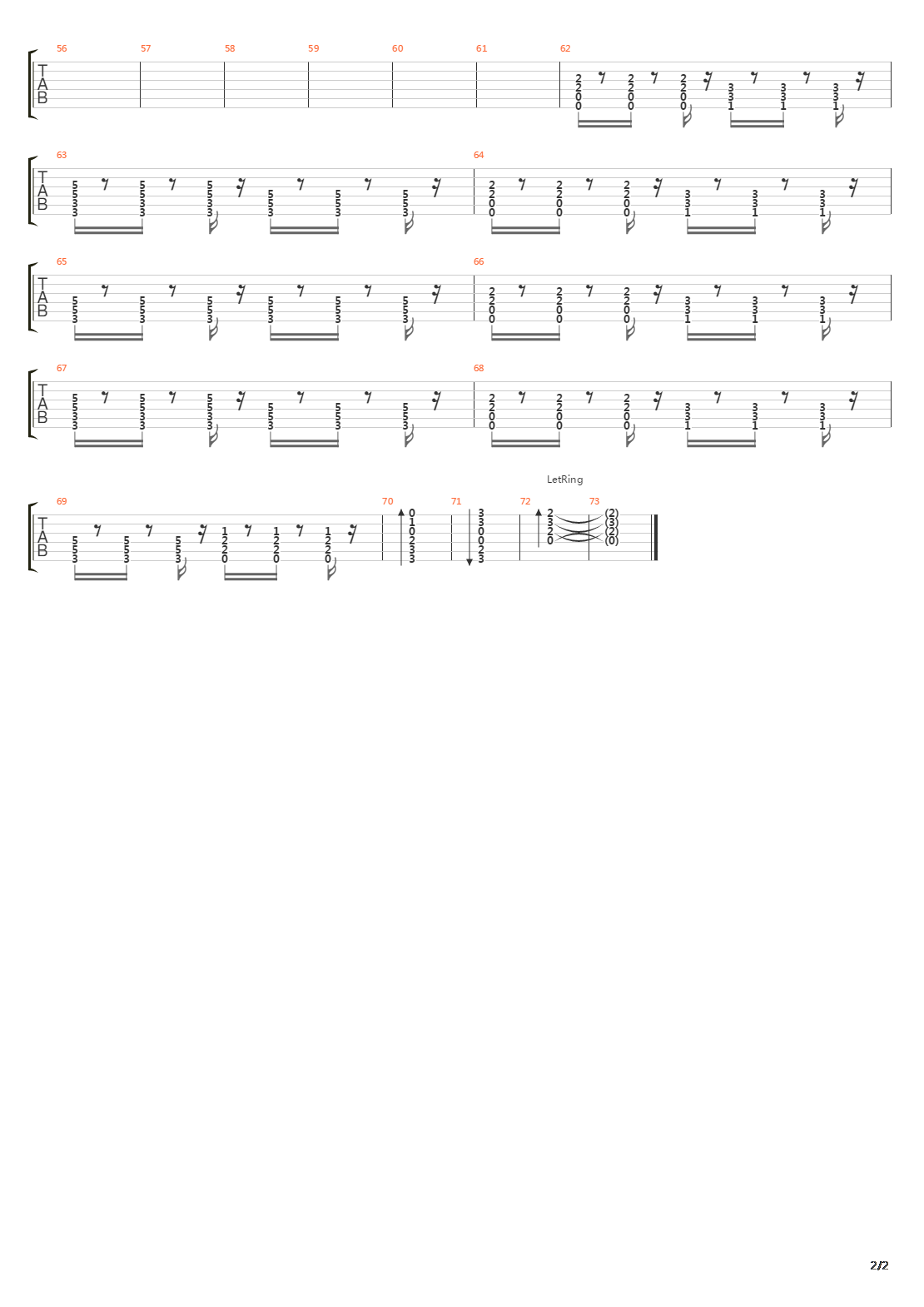 Angel吉他谱