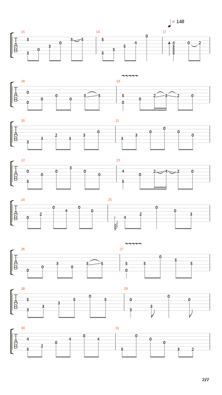 Rohirrim吉他谱