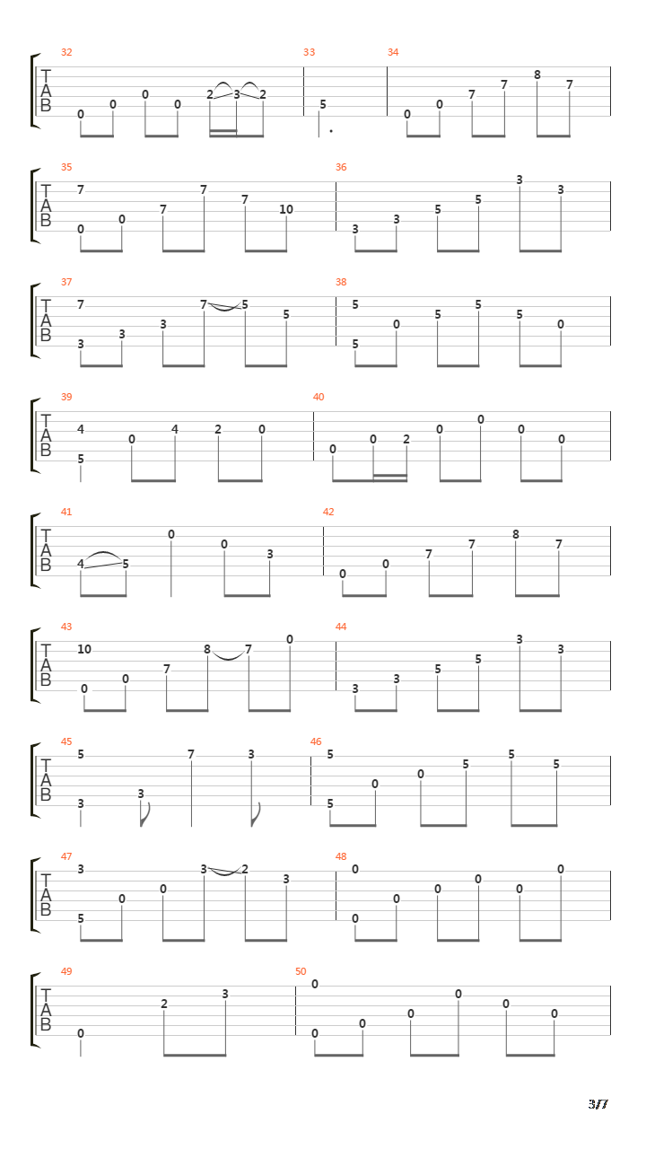Rohirrim吉他谱