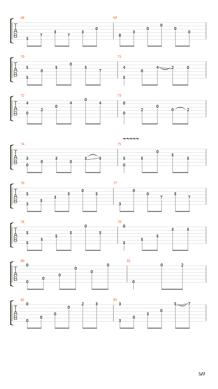 Rohirrim吉他谱
