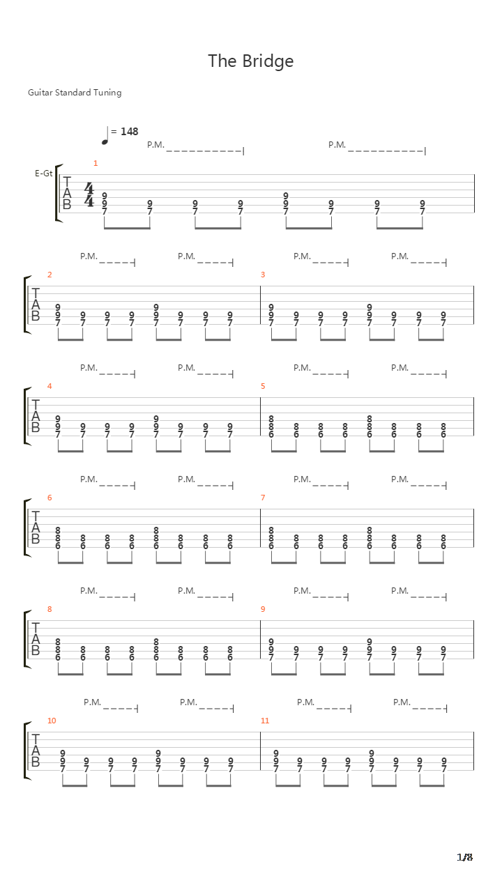 The Bridge吉他谱