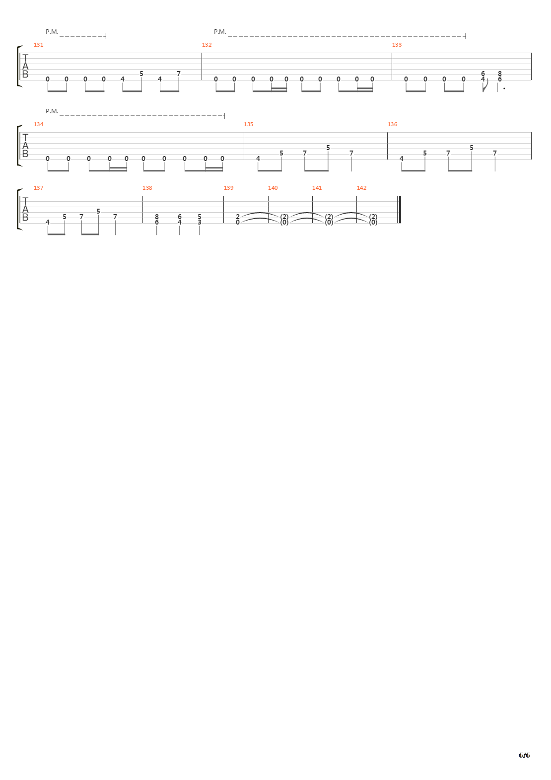 Prey吉他谱