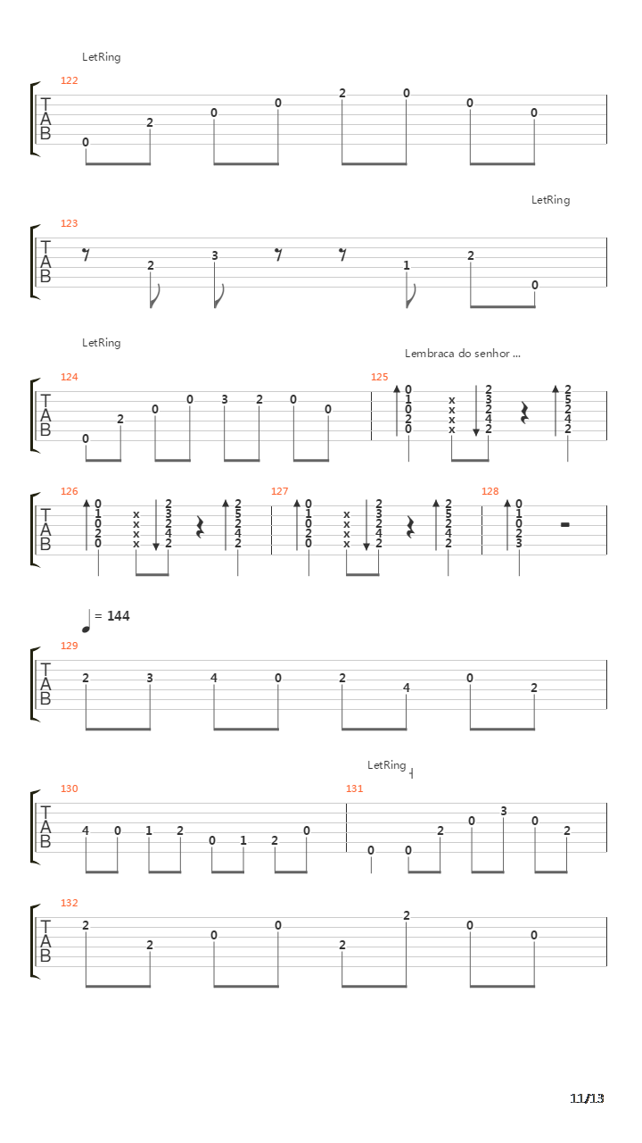 Fortaleza吉他谱