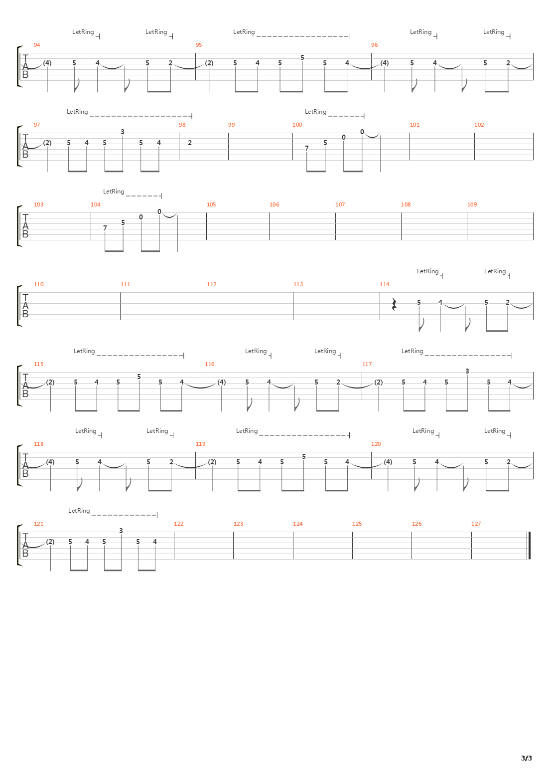 Between The Lines吉他谱