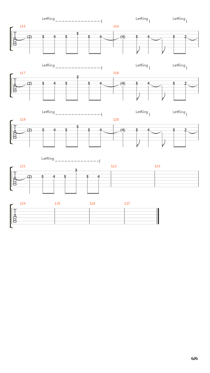 Between The Lines吉他谱