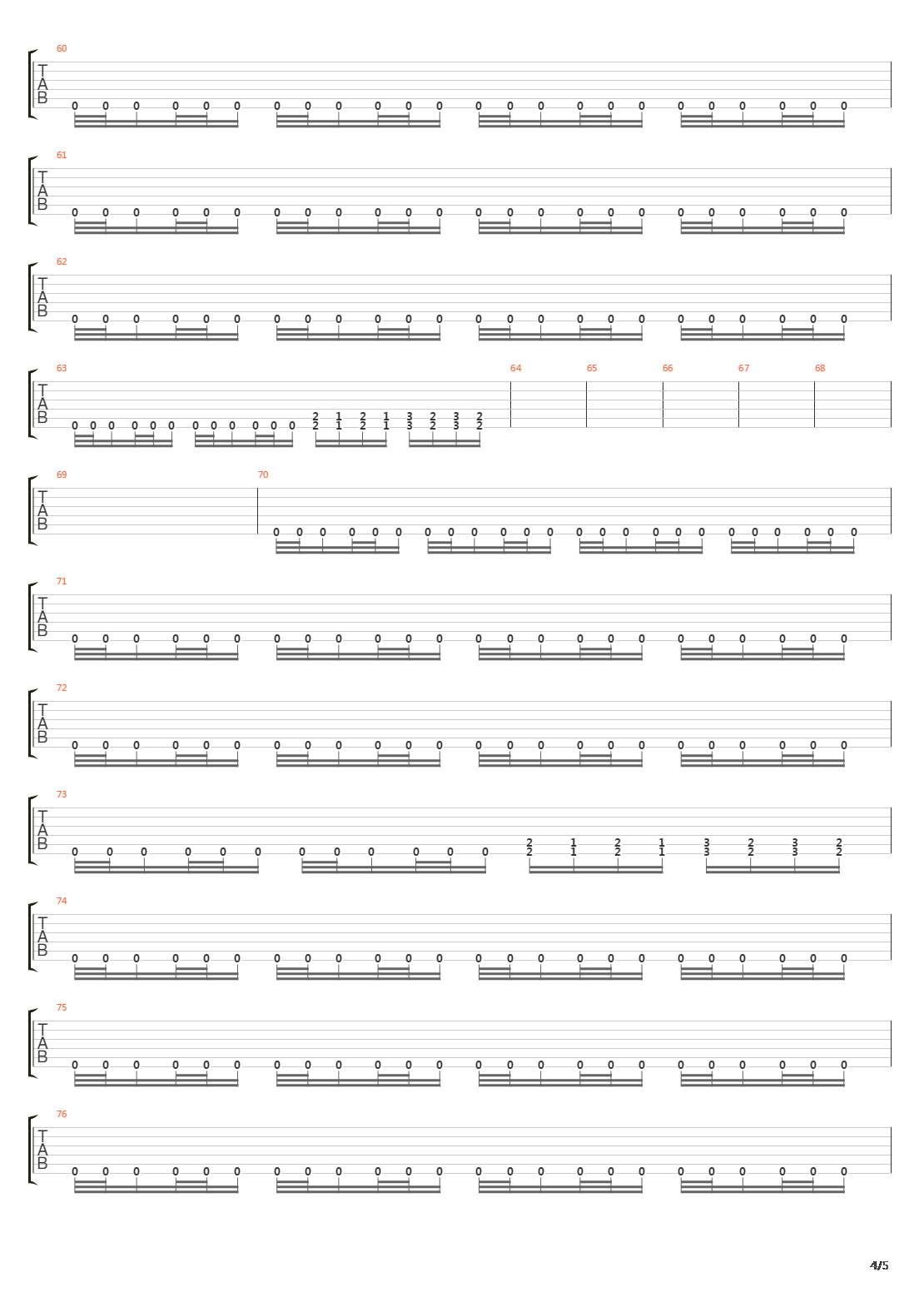 Downlow吉他谱