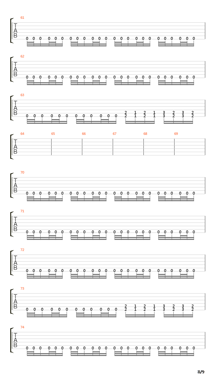 Downlow吉他谱