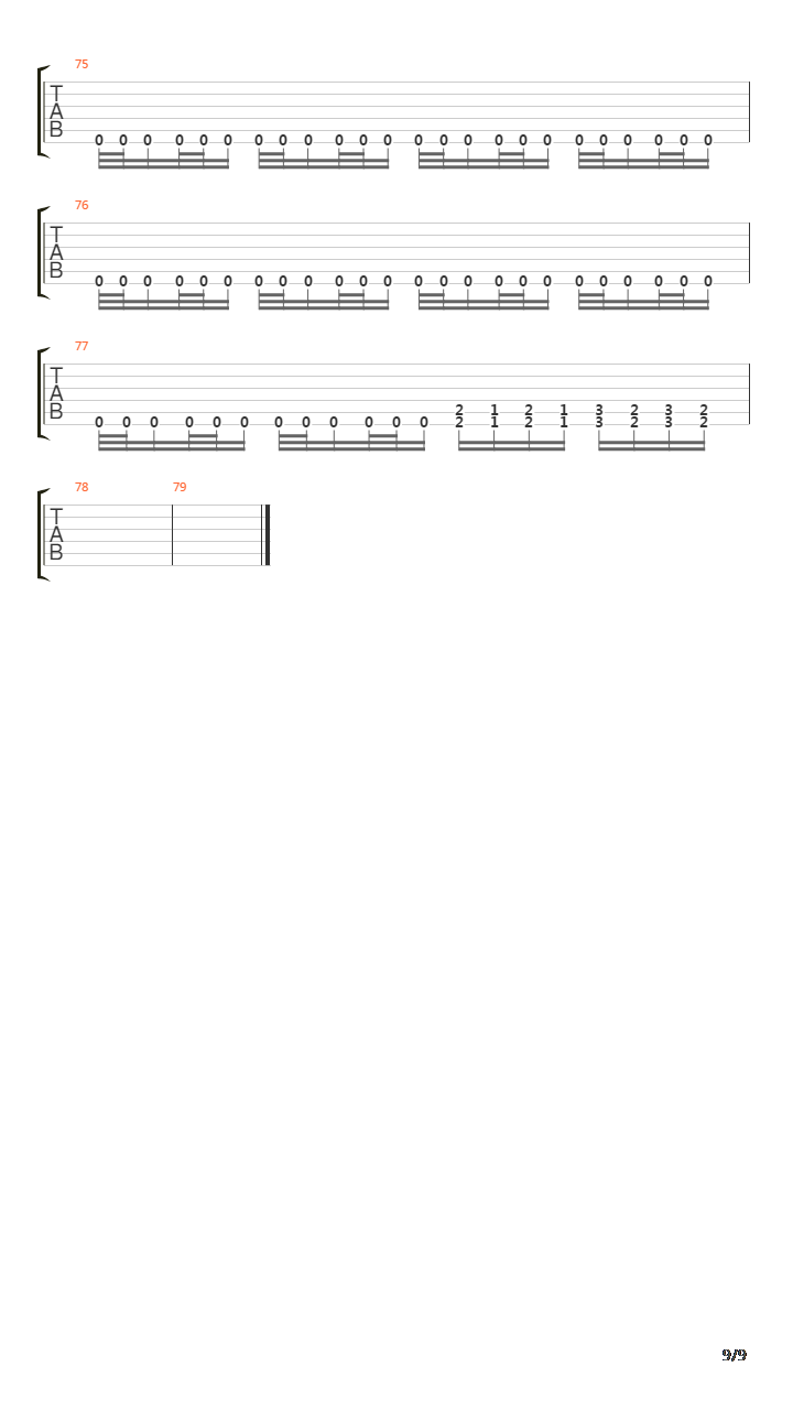 Downlow吉他谱