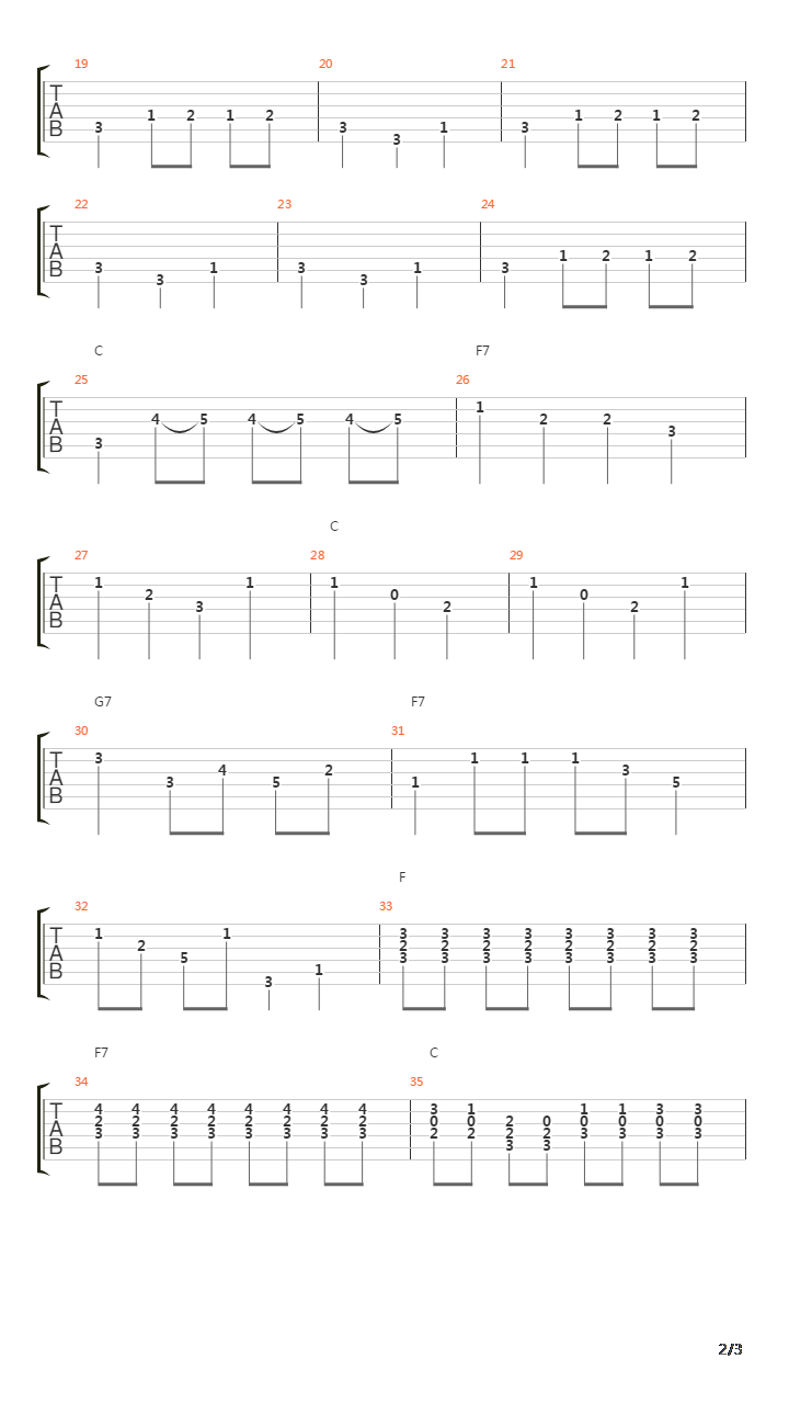 Raunchy吉他谱