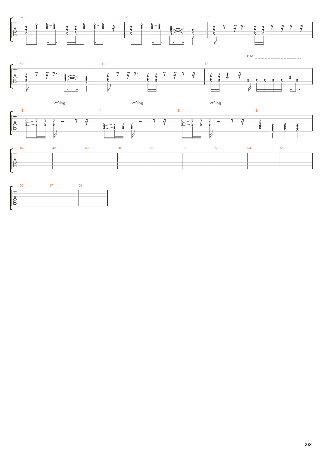 The Stroke吉他谱