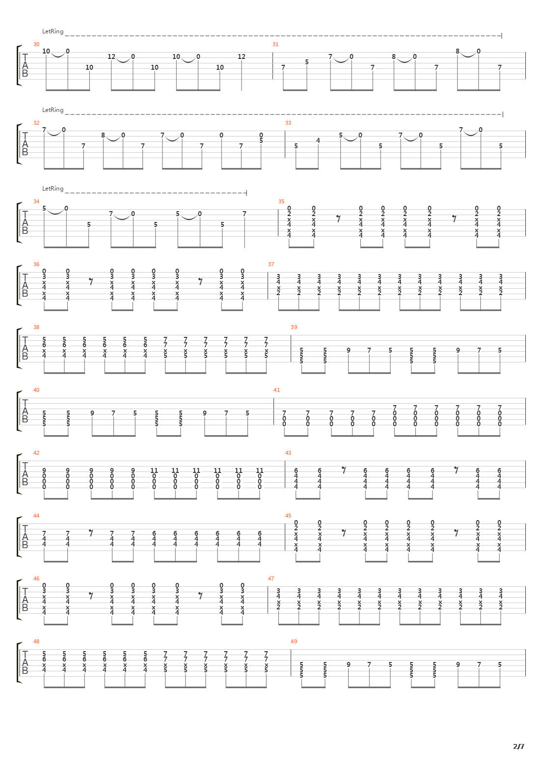 Navy Song吉他谱