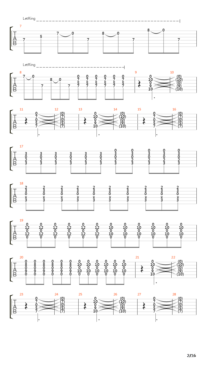 Navy Song吉他谱