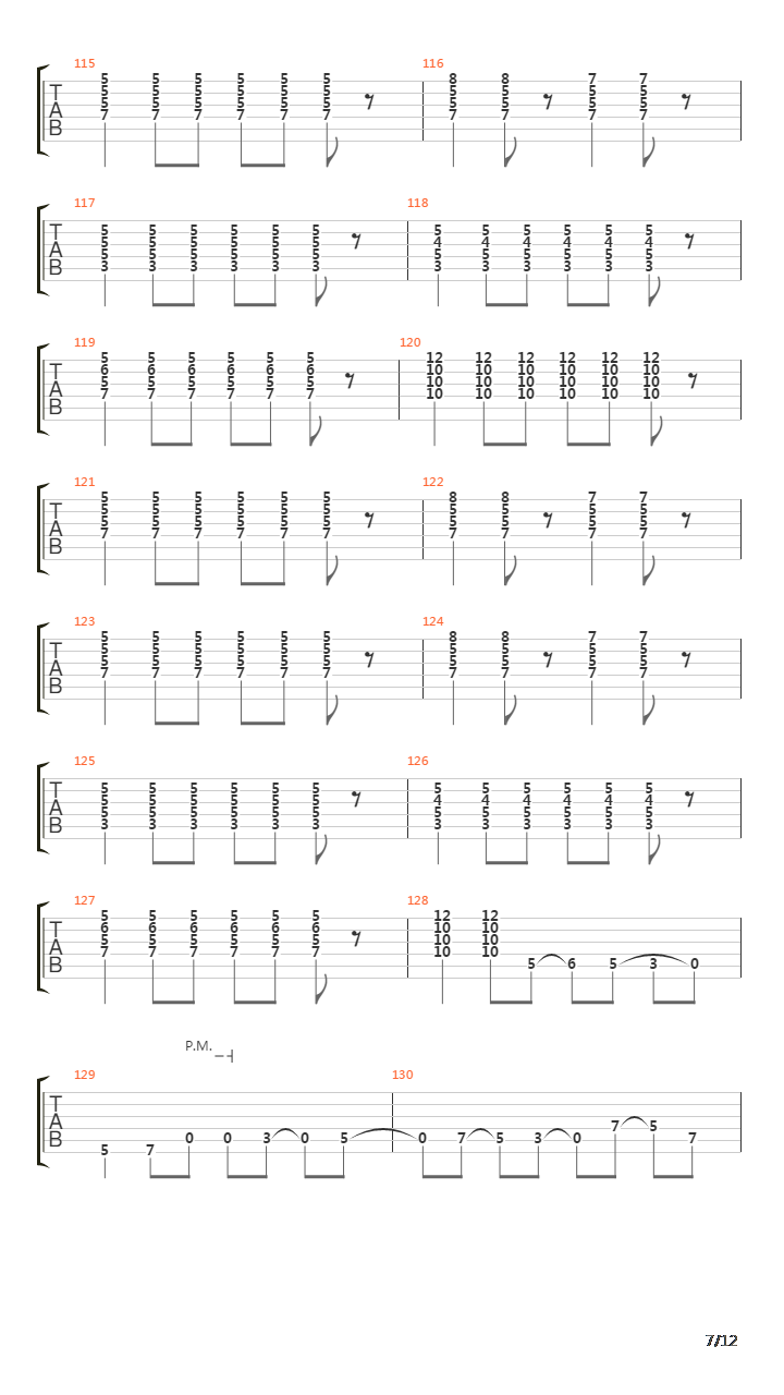 Running Across The Tracks (Player)吉他谱