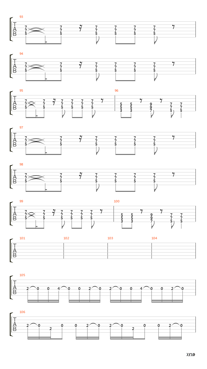 Zé Ninguém吉他谱