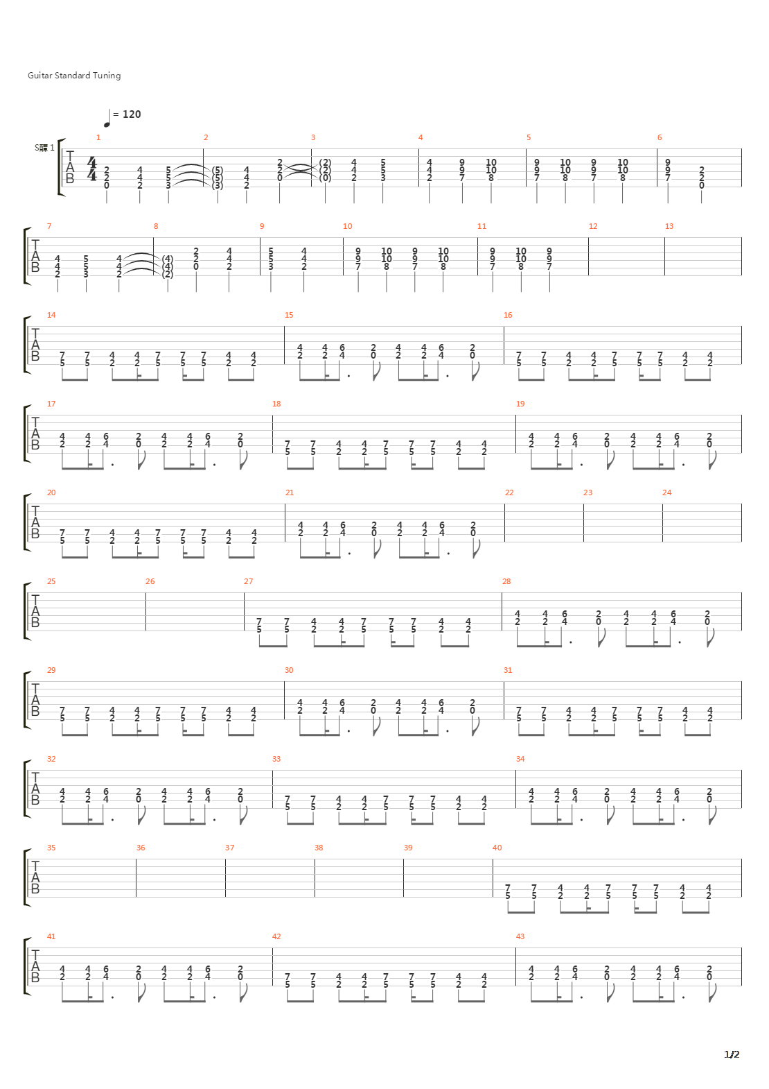 Modern Man吉他谱