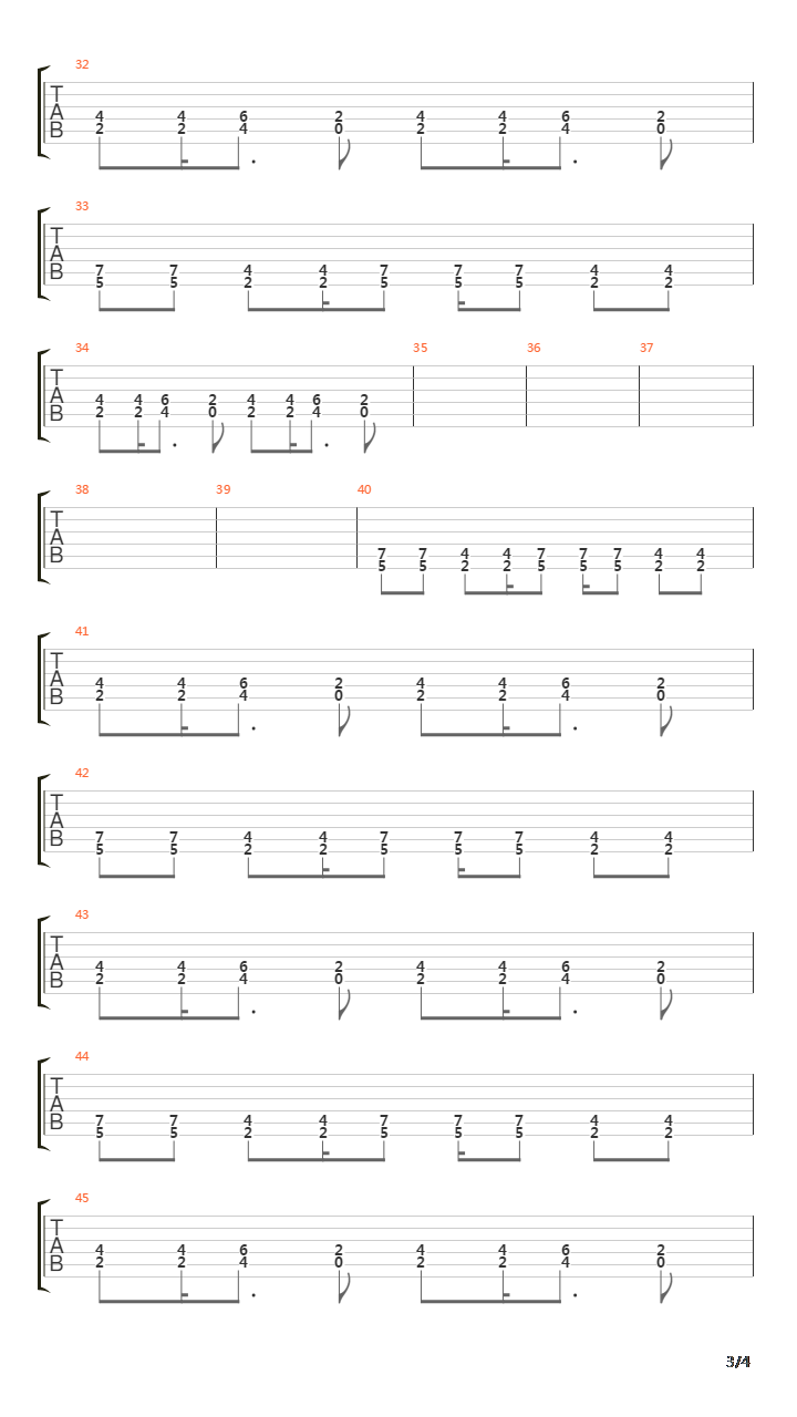 Modern Man吉他谱