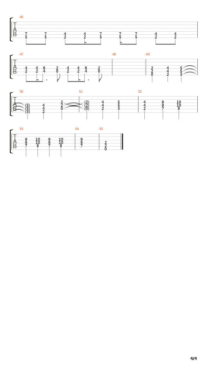 Modern Man吉他谱