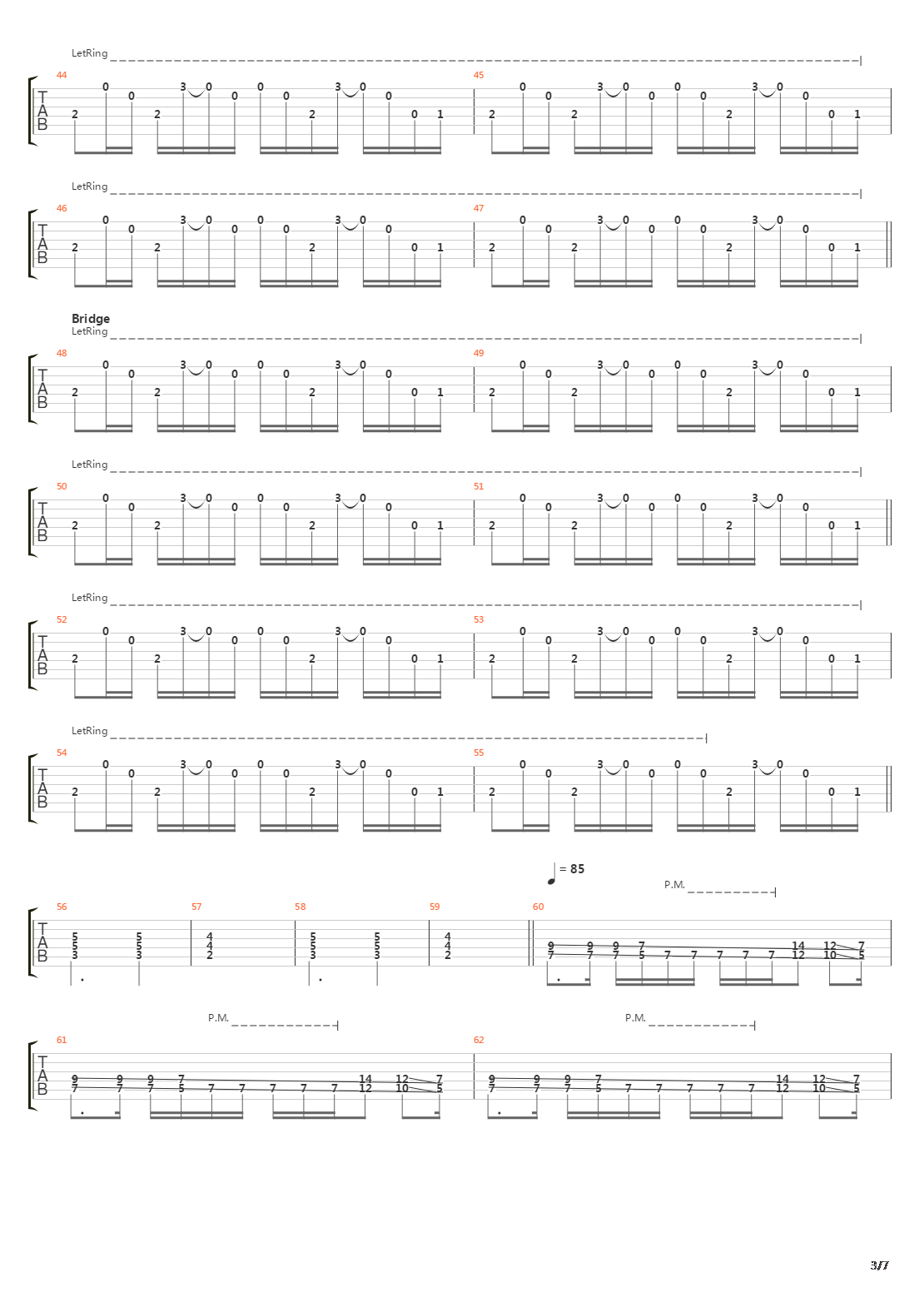 Sabbra Cadabra吉他谱