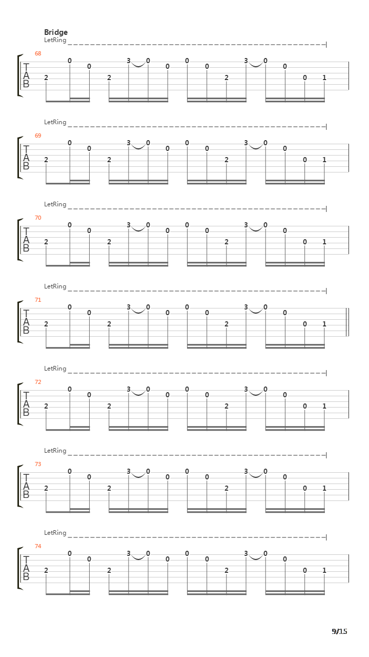 Sabbra Cadabra吉他谱