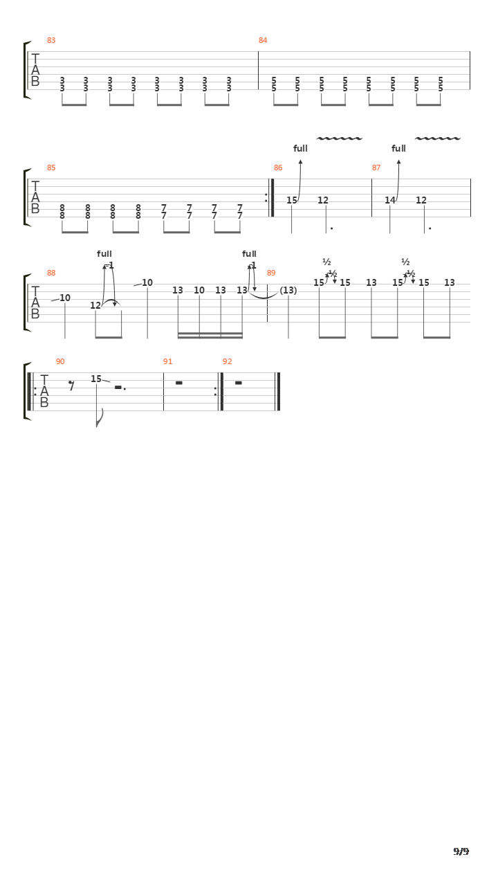 Lonely train_victor吉他谱