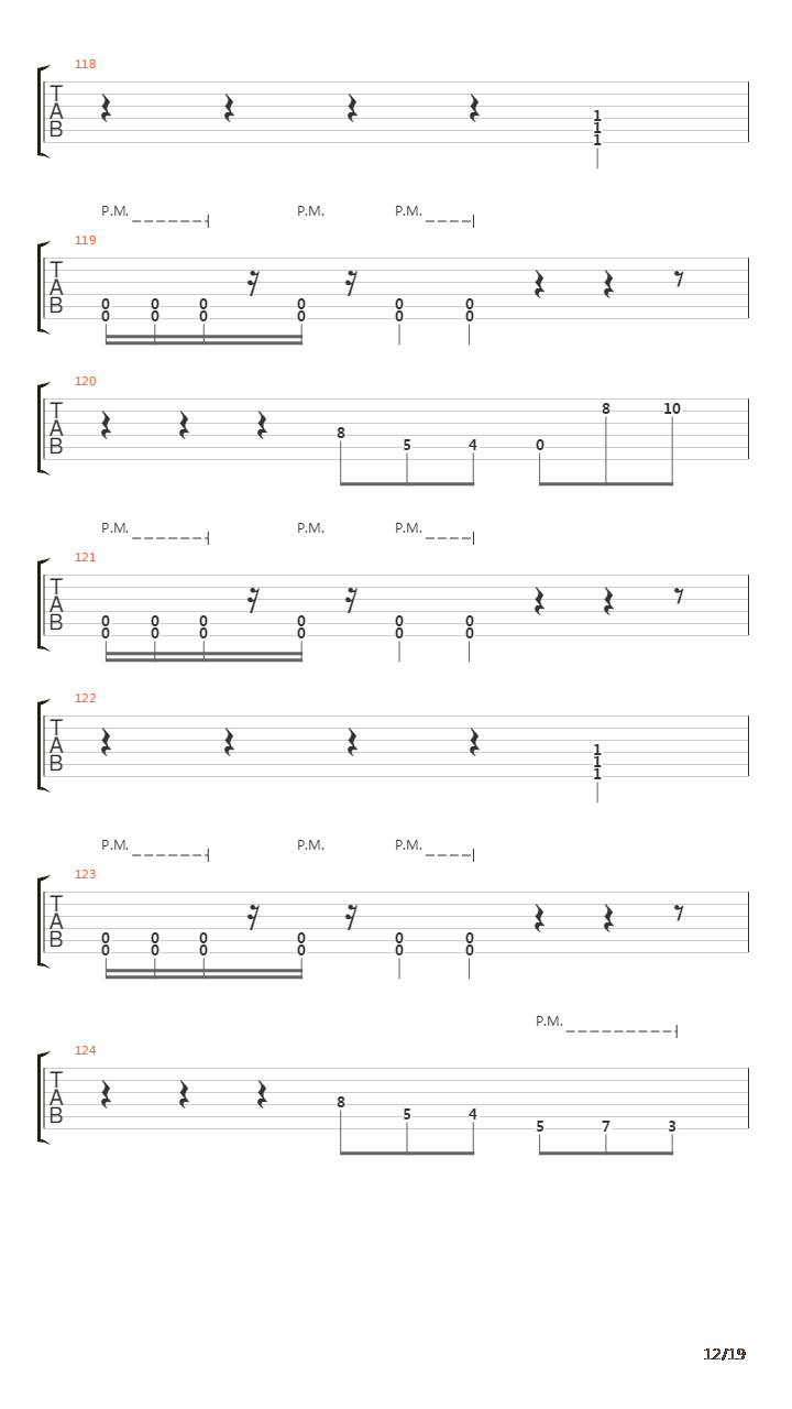 Ashes吉他谱