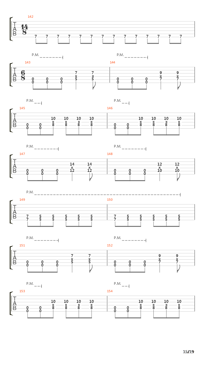 Ashes吉他谱