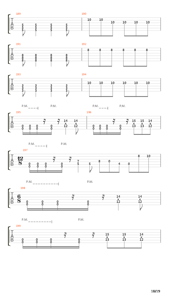 Ashes吉他谱