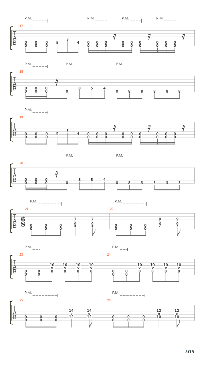 Ashes吉他谱