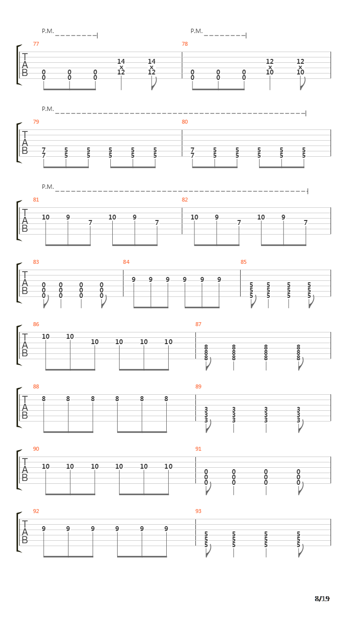 Ashes吉他谱