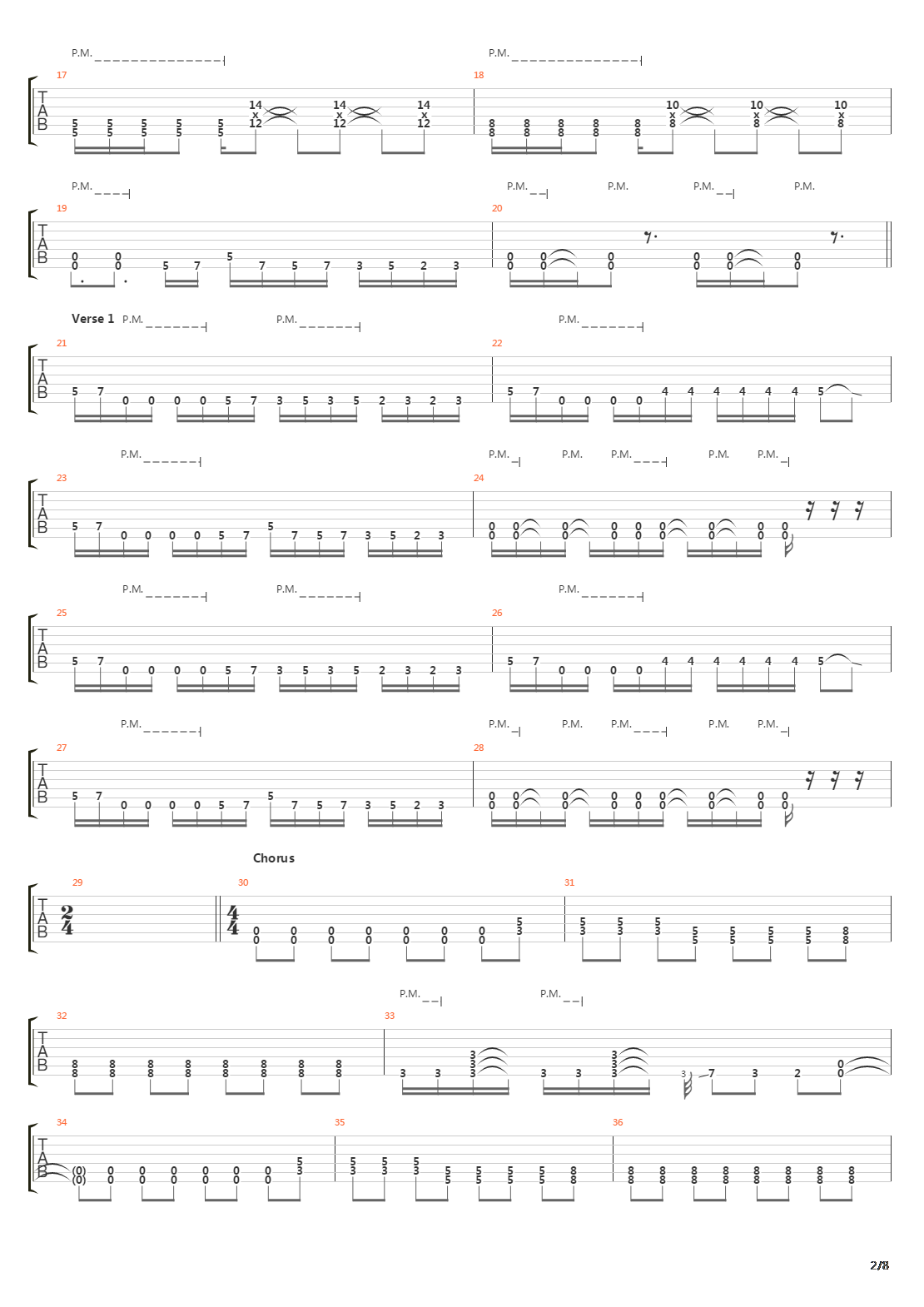 Bury Me吉他谱