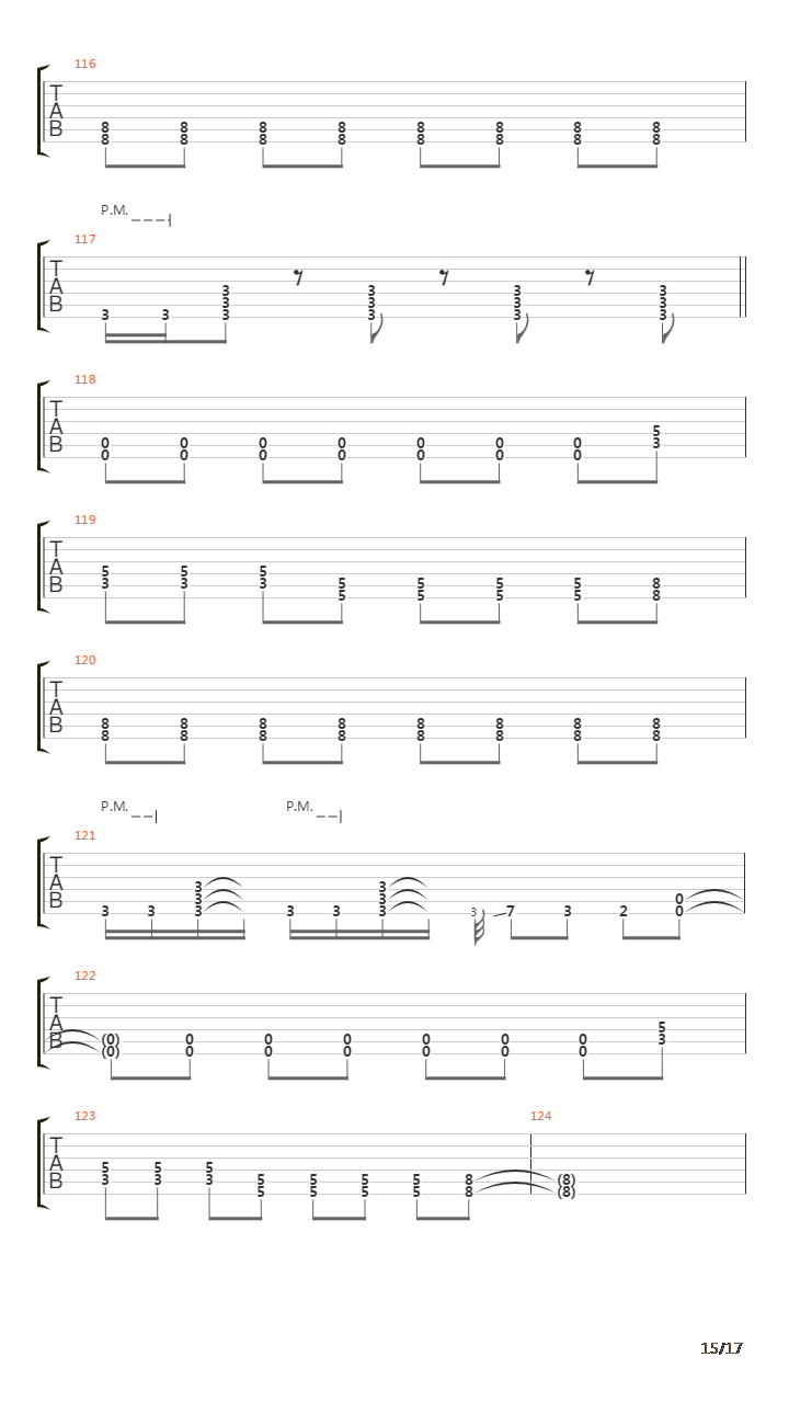 Bury Me吉他谱