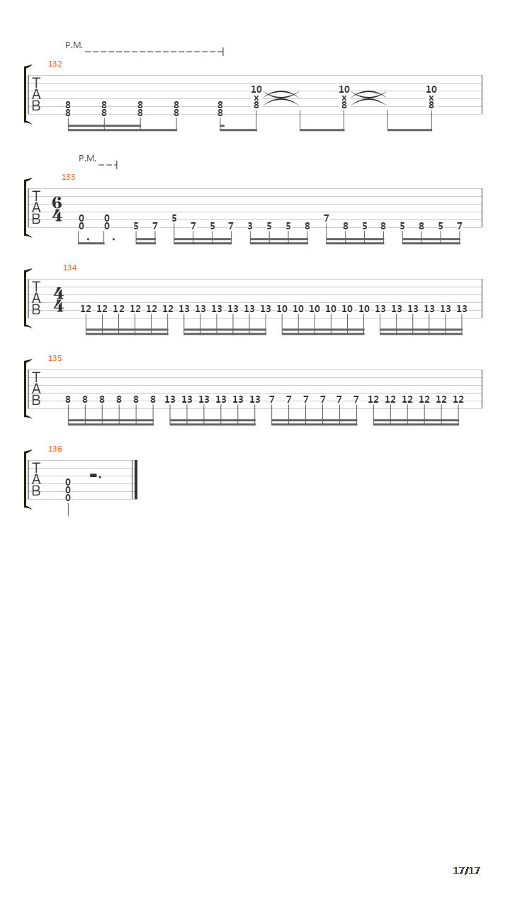 Bury Me吉他谱