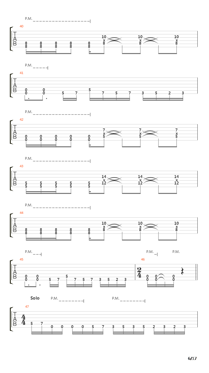 Bury Me吉他谱