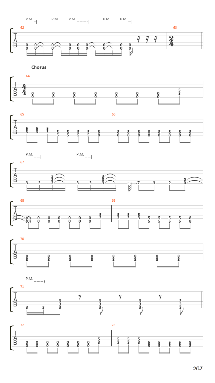 Bury Me吉他谱