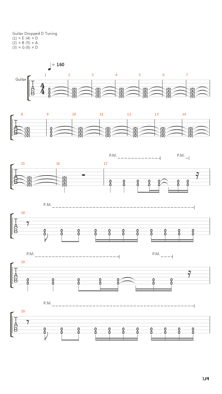 2.0吉他谱