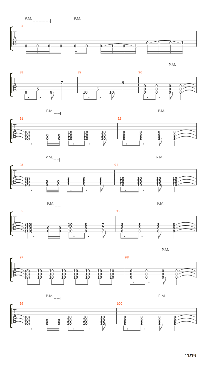 Exodus吉他谱