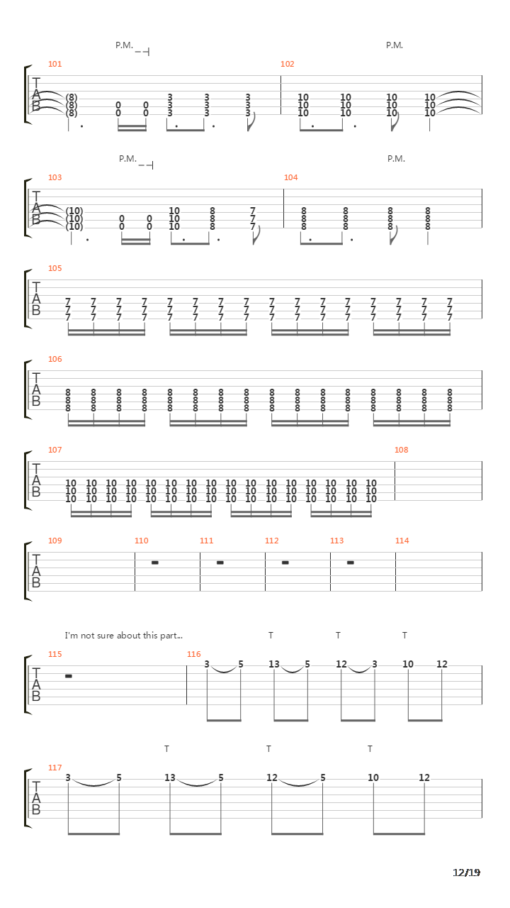 Exodus吉他谱