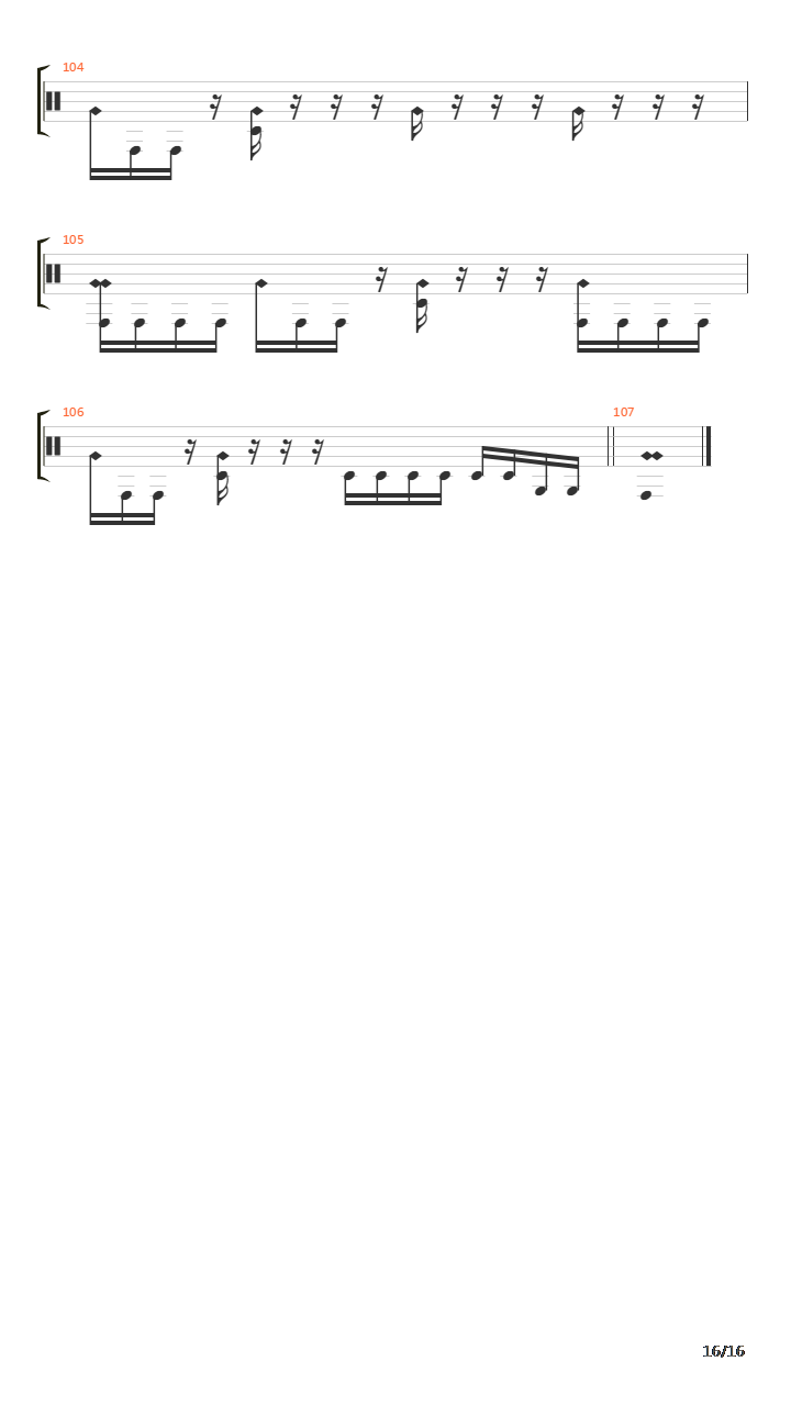 Undefeated吉他谱