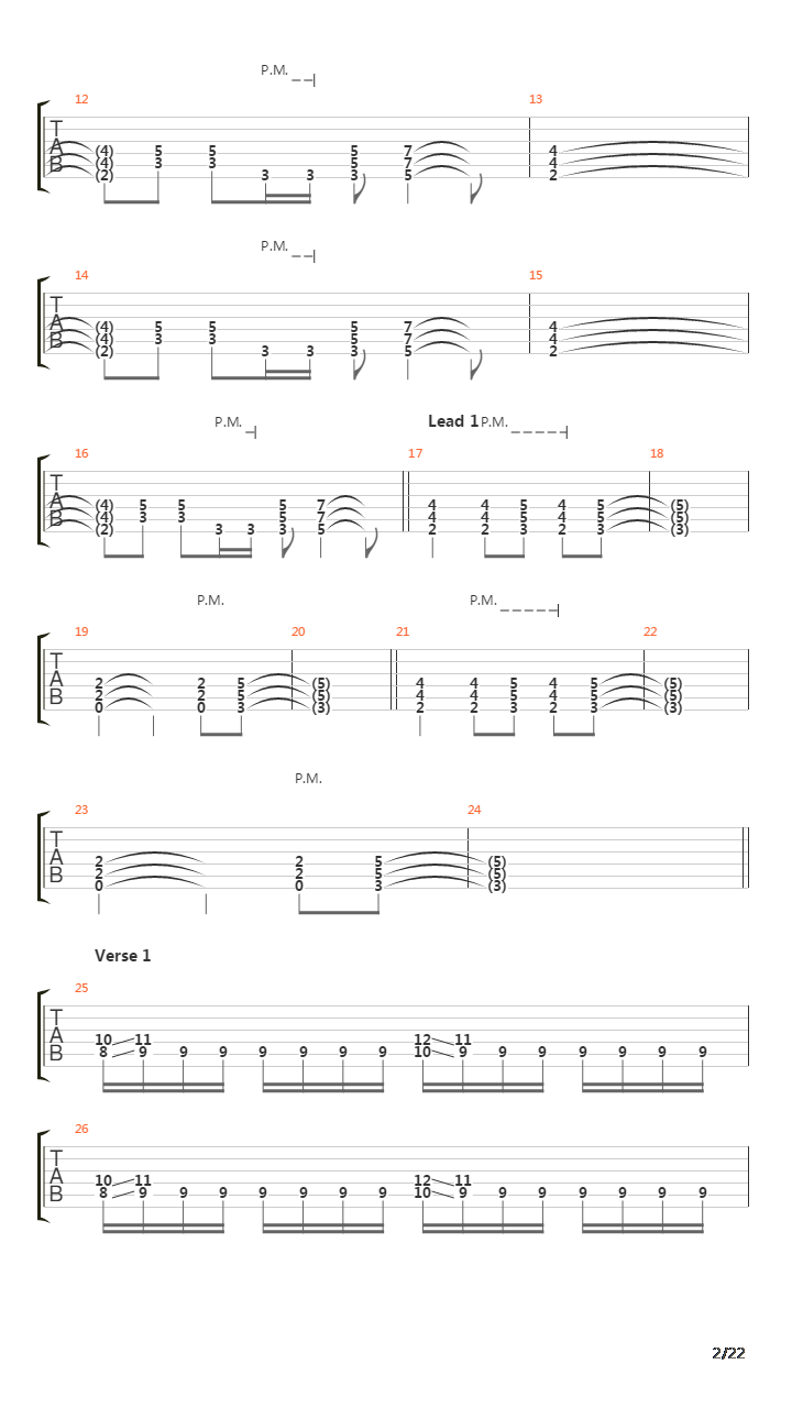 Tanelorn Into The Void吉他谱