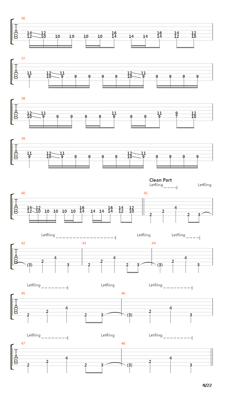 Tanelorn Into The Void吉他谱